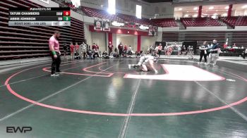 145 lbs Consi Of 8 #1 - Tatum Chambers, Shawnee High School Girls vs Abbie Johnson, Edmond North Girls