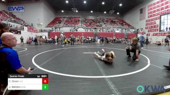 60 lbs Quarterfinal - Charli Dixon, Lexington Wrestling Club vs Jaxson Weldon, Noble Takedown Club