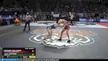 I-118 lbs Cons. Round 2 - Shay Sinitiere, Carthage vs Zachary Dellinger, Williamsville North-East