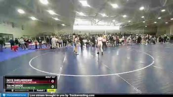117 lbs Cons. Semi - Skye Shelmerdine, Flathead Valley Wrestling Club vs Tai McBride, Jackson Bronc Wrestling Club