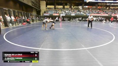 133 lbs Cons. Round 2 - Roman De La Cruz, Saint Mary vs 13 Braden Carson, Eastern Oregon