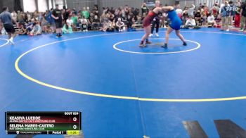 190 lbs Round 2 - Keasiya Luedde, Alaska Battle Cats Wrestling Club vs Selena Mares-Castro, Mat Demon Wrestling Club