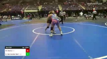 155 lbs 5th Place - Mariah Dow, Corona vs Stephany Ledesma, Sylmar Wrestling