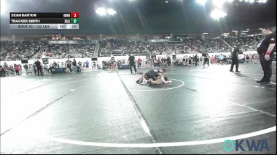 120 lbs Consi Of 4 - Sean Barton, Hornet Wrestling vs Tracker Smith, Salina Wrestling Club