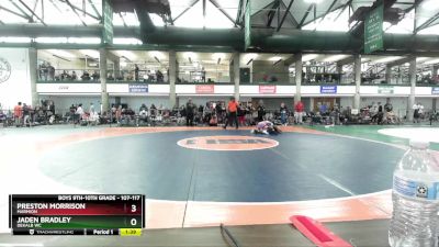 107-117 lbs Quarterfinal - Preston Morrison, Marmion vs Jaden Bradley, Dekalb WC