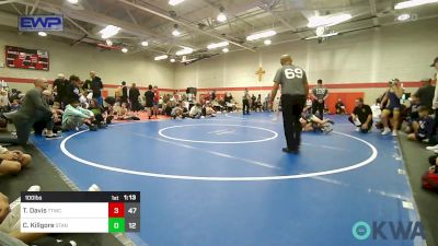 100 lbs Final - TJ Davis, Team Tulsa Wrestling Club vs Cadel Killgore, Standfast 12u