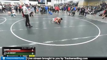 126 lbs Cons. Round 2 - Dylan Brody, WI vs Daniel Hernandez, OK