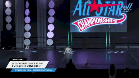 Lake Country Dance Studio - Evelyn Schneider [2025 Mini - Solo - Contemporary/Lyrical Day 2] 2025 ASCS Dance Grand Nationals & Cheer Showdown