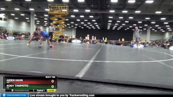 113 lbs Cons. Round 2 - Kody Tanimoto, TX vs Aiden Hahn, MO