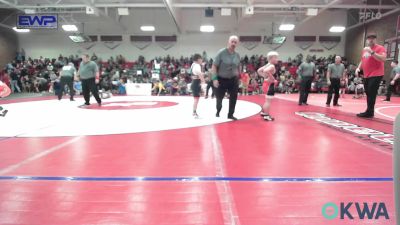 105 lbs Rr Rnd 2 - Rowan Clagg, Hilldale Youth Wrestling Club vs Parker Phillips, Verdigris Youth Wrestling