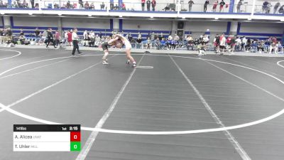 141 lbs Round Of 32 - Aliazer Alicea, UNATT - Kutztown vs Tim Uhler, Millersville University