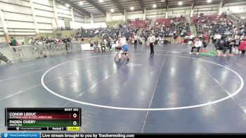 205 lbs Cons. Round 1 - Conor LeDuc, Flathead High School Wrestling vs Paden Overy, Westlake