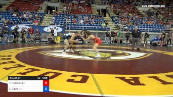 120 lbs Cons 16 #1 - Hagen Heistand, Iowa vs Christian Davis, Washington