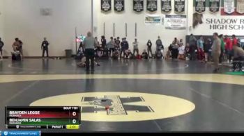 126 lbs 3rd Place Match - Brayden Legge, Monarch vs Benjamin Salas, Durango