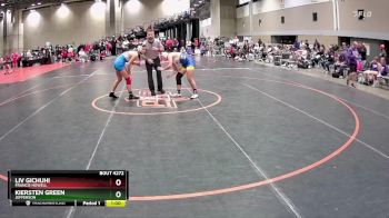 130 lbs 3rd Place Match - Kiersten Green, Jefferson vs Liv Gichuhi, Francis Howell