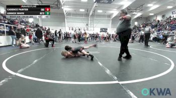 54-58 lbs Rr Rnd 2 - Cadence Painter, CacheWrestlingClub vs Lennox White, Murray County Takedown Club