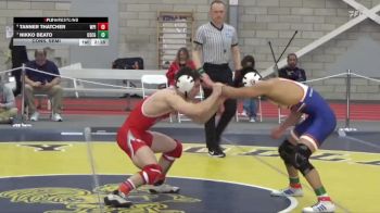 125 lbs Cons. Semi - Tanner Thatcher, Worcester Polytechnic vs Nikko Beato, Coast Guard