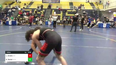 145 lbs Final - Lucas Drake, Mat Assassins vs Kameron Bedel, Wcw