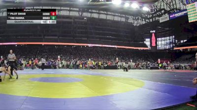 D2-120 lbs Quarterfinal - Tim Hanna, North Branch vs Pilot Swab, Stevensville Lakeshore