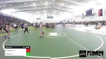 106 lbs Quarterfinal - Gunner Barron, Blackcat WC vs Thomas Jun Burke, LV Bear WC