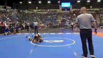 5A - 160 lbs Quarterfinal - Steven Hall, Goddard vs Brett Umentum, OP-BV Southwest