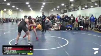 158 lbs Champ. Round 1 - Mason Bitters, North Branch Youth WC vs Max Riney, Grosse Ile WC