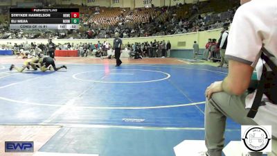 100 lbs Consi Of 16 #1 - Stryker Harrelson, Newkirk vs Eli Mejia, Norman North