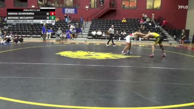 174 lbs 3rd Place Match - Michael McCarthy, Emmanuel College vs Joshua Echeverria, Newberry College