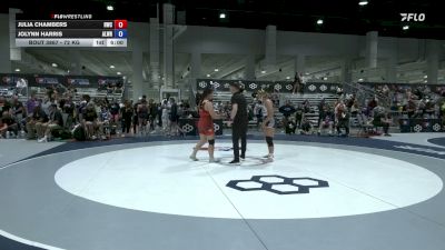 72 kg Cons. Sub-quarters - Julia Chambers, Hawks Wrestling Club vs Jolynn Harris, Albion Wrestling