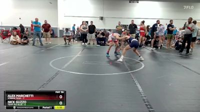 106 lbs Round 7 (8 Team) - Alex Marchetti, Xtreme Team vs Nick Guzzo, Team 302 Blue