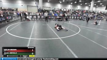 113 lbs Semifinal - Nolan Brown, MT vs Isaak Arevalo, TX