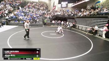 144 lbs Quarterfinal - Noah Bull, Layton vs Luke Skousen, Lone Peak