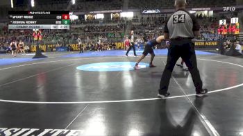 174 lbs Champ. Round 1 - Wyatt Reisz, Colo. Sch. Of Mines vs Joshua Kenny, Grand Valley St.