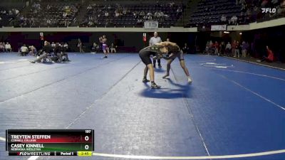 197 lbs Cons. Round 2 - Treyten Steffen, Cornell College vs Casey Kinnell, Nebraska Wesleyan