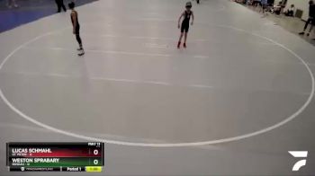 85 lbs Quarterfinals (8 Team) - Weston Sprabary, Roseau vs Lucas Schmahl, St. Peter