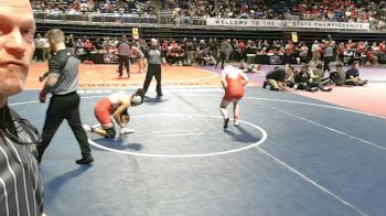 6A 125 lbs Champ. Round 1 - Alina Hopkins, Katy vs Miaya Oliver, Converse Judson