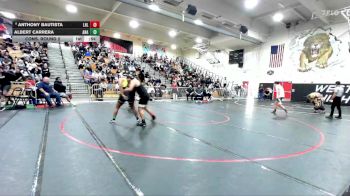 190 lbs Cons. Round 2 - Albert Carrera, Anaheim vs Anthony Bautista, Laguna Hills