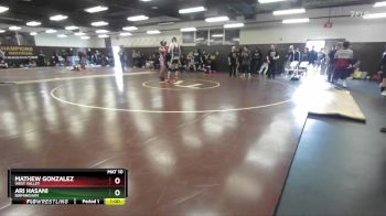 157 lbs Cons. Round 2 - Ari Hasani, Birmingham vs Mathew Gonzalez, West Valley