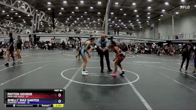 100 lbs Round 7 (8 Team) - Payton George, MGW Lost Souls vs Emelly Diaz Santos, Cordoba Trained