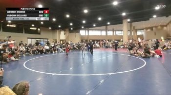 45 lbs Semifinal - Weston Owens, Bay County Elite Wrestling vs Hudson Sellars, Grappling House Wrestling Club