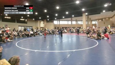 45 lbs Semifinal - Weston Owens, Bay County Elite Wrestling vs Hudson Sellars, Grappling House Wrestling Club