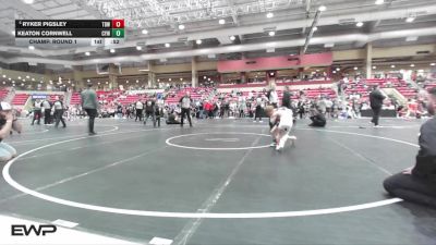 49 lbs Champ. Round 1 - Ryker Pigsley, The Best Wrestler vs Keaton Cornwell, CYWC