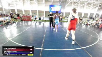 215 lbs Placement Matches (8 Team) - Roman Fraser, Texas Gold vs Cristhian Soto, Florida