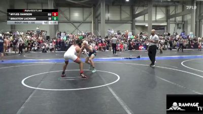 150 lbs Quarterfinal - Braxton Lackner, Bobcat WC vs Myles Dawson, Maize