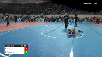 65 lbs Quarterfinal - Charlee Jones, Vinita Kids Wrestling vs Brylie Reeves, Blue Devil Wrestling Club