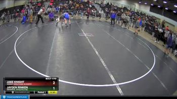 120 lbs Cons. Round 3 - Jake Knight, Sebolt Wrestling Academy vs Jayden Rinken, Immortal Athletics WC