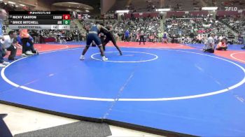 285 lbs Quarterfinal - Ricky Gaston, Little Rock Central High School Wrestling vs Brice Mitchell, Arkansas