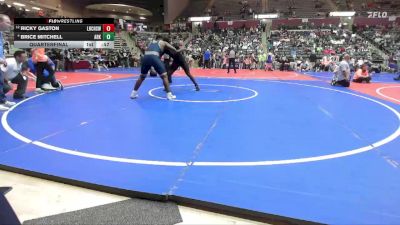 285 lbs Quarterfinal - Ricky Gaston, Little Rock Central High School Wrestling vs Brice Mitchell, Arkansas