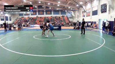 170 lbs Round 1 - Enerlen Davaajav, Virginia Killers vs Alana Bennett, Warmup Gang Wrestling Club