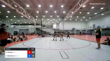 127 lbs Prelims - Gabriella Ocasio, Midwest Black Mambas Team 1 vs Faith Blackburn, Michigan Rev Girls Team 2